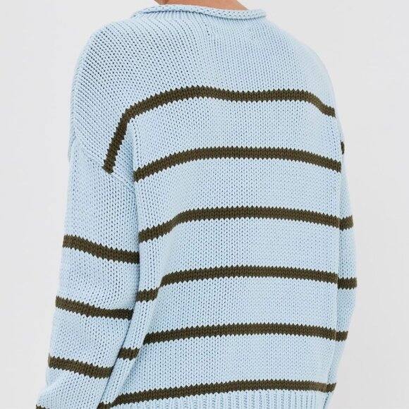 La Ligne Marina Striped Cotton Sweater - Picture 5 of 6